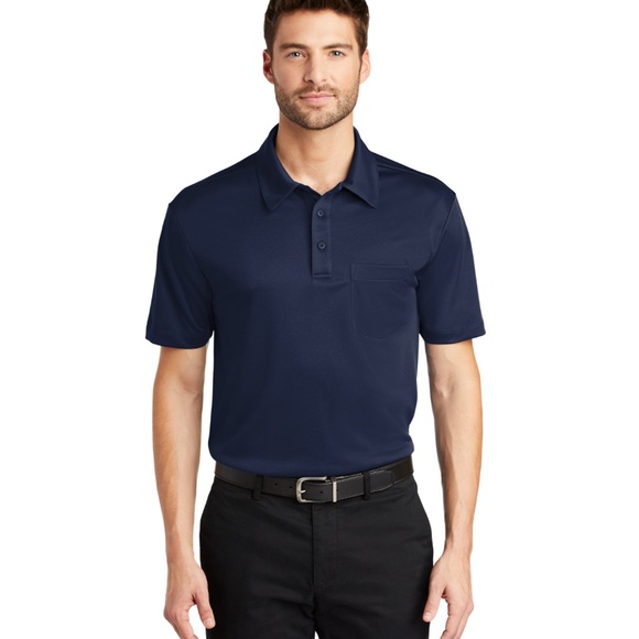 Port Authority® Silk Touch™ Performance Pocket Polo - Picture 1 of 6